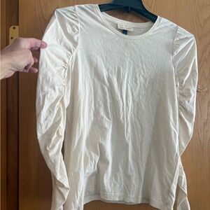 Universal Thread Cream Long Sleeve Top